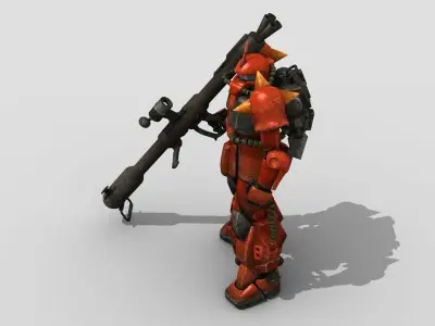 Robot ZaKu 3D model