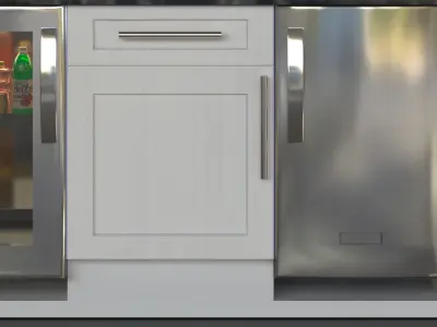 Kitchen and Alcohol 10 3D model