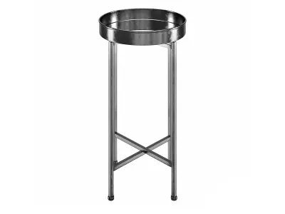 Alvis Tray Top Cross Legs End Table 3D model