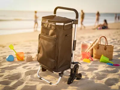 Shopping Trolley on 6 Wheels 3D model