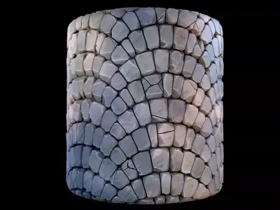 Stylized Pavement Substance material and textures Texture