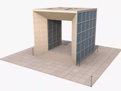La Grande Arche 3D model