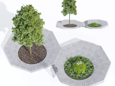 Otto tree-grill 3D model