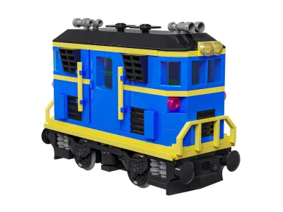 Train Mini Diesel-Electric Extinguisher Class C 3D model