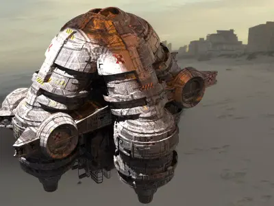 Dark Sith Platforms base 3 3D model