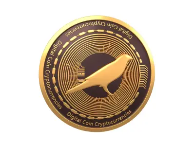 Kusama Coin v2 001 3D model