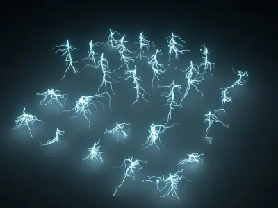 Lightning Pack v24 3D model