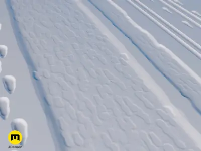 DnD Terrain Rollers Snow Landscape 3D print model