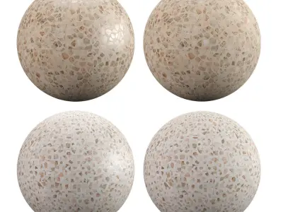 Terrazzo Brick Texture PBR Vray Corona Blender Texture