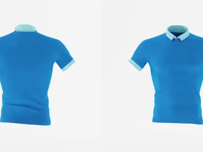 Polo T-Shirt 3D Model