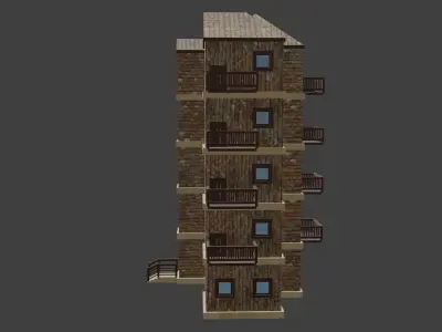 House Model 65 Low-poly 3D model
