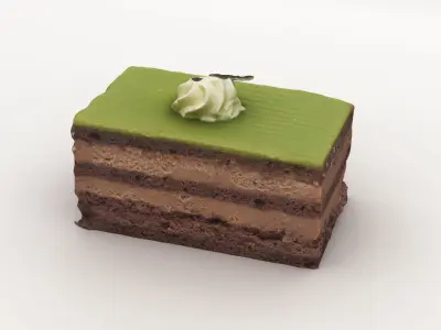 Cake 001 3D model