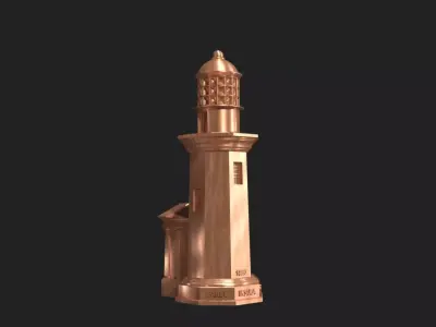 LIGHTHOUSE OF SNAKE ISLAND 3D print model
