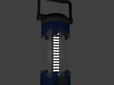 Hand lantern 3D model