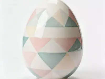 Realistic Artisan Easter And Spring Decor Collection 3D Model Pack