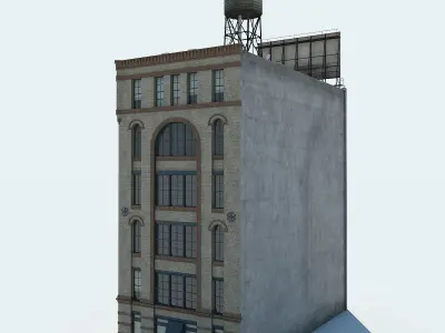 NYC Building Low-poly 3D model buy