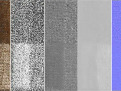 Woolen fabric VOL01 4K Seamless PNG PBR Textures Texture