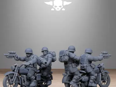 FreeGuard Bikers 3D print model