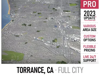 Torrance  Low-poly 3D model