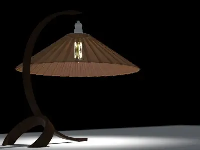 Modernist Lamp 3D model