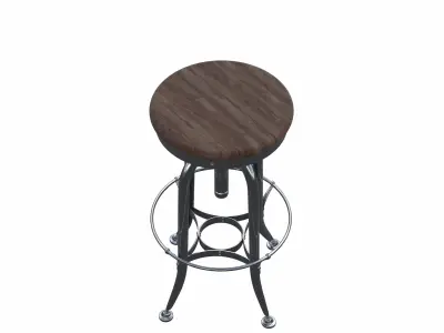 Barchair 3D model