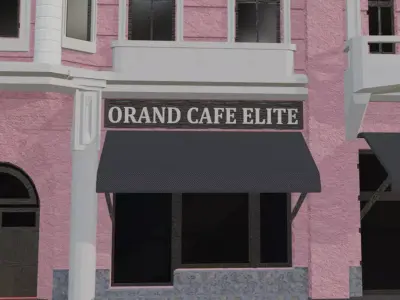 Czell Palace - Historic Landmark from Brasov 3D model