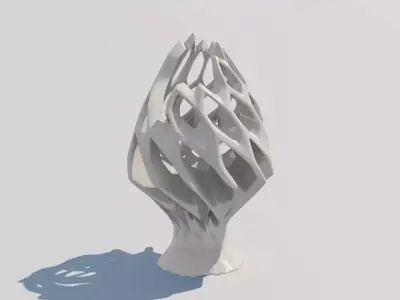 DECORATIVE CANDLE 3D print model