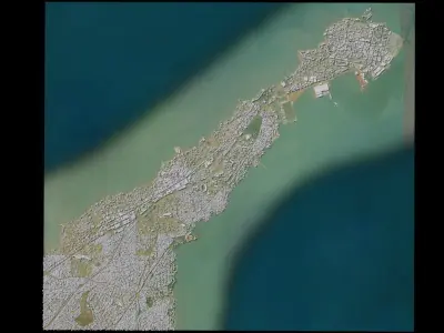 Conakry - Guinea 3D model