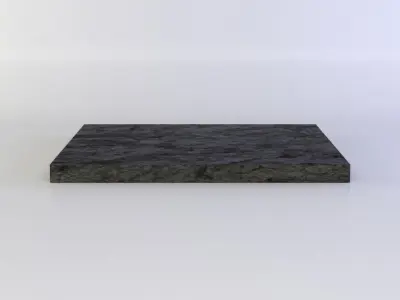 Rock platform Low-poly 3D model