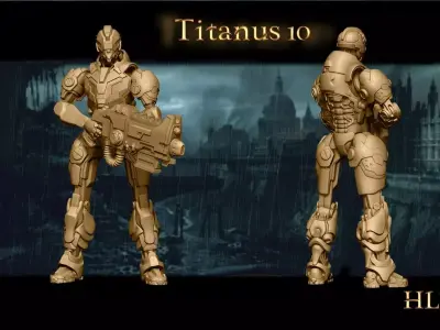 Heresylab Redeemers Titan Robot 10 3D print model