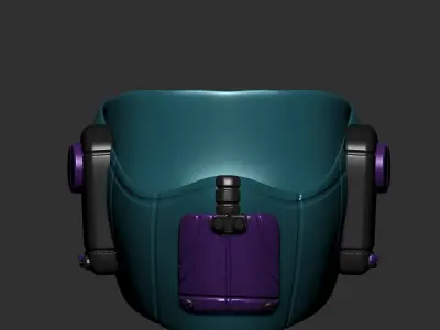 gas mask helmet scifi high poly sculpt  ver 2 3d printable  3D model purchase