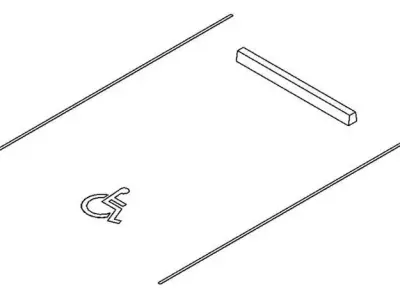 Site - Parking Space AUS Free 3D model
