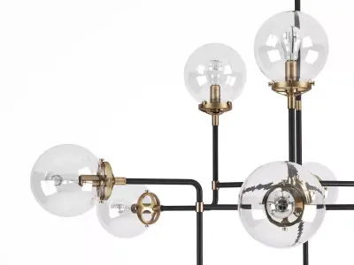 Bistro Medium Chandelier 3D model