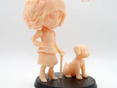 Chibi Cruella FanArt Free 3D print model