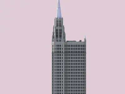 Chicago Temple Building 3D print model