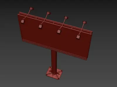 Billboard 3D model