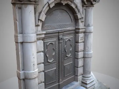 Architectural Entrance Door 3D model