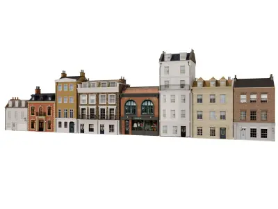 London street houses pack
