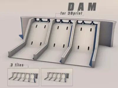 DAM for 3D print 3D print model