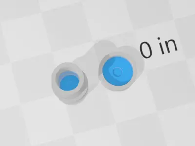 The Rocketeer Glove Button 3D model