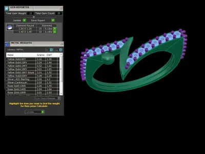 Light Wt Ring - 24 3D print model