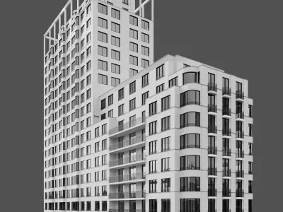 RESIDENTIAL BUILDING NO105 A 3D model