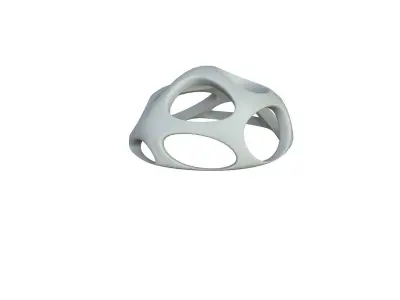 SciFi Cube Object No 49128 Low Poly Shape Low-poly 3D model