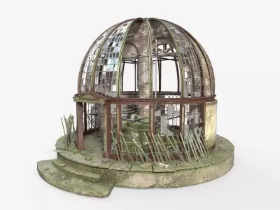 Abandoned Greenhouse 3D model