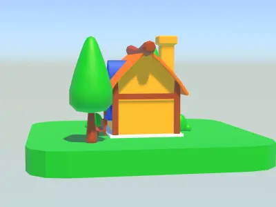 House  Free low-poly 3D model