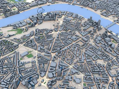 London City United Kingdom 3D model