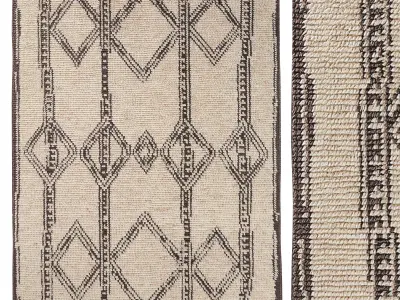 PAVATI WOOL RUG 2 3D model