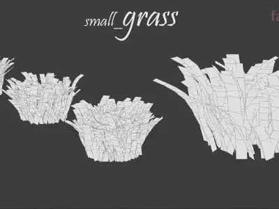 Grass Pack 3D model