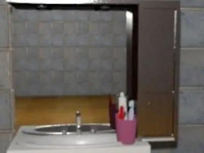 New Design Bathroom Low-poly 3D model