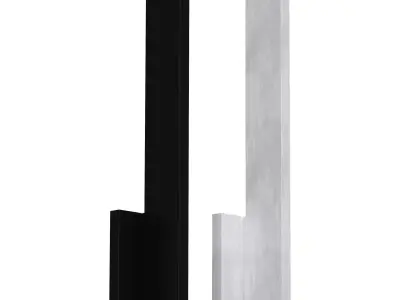  Thin Modern LED Sconce Low-poly 3D model